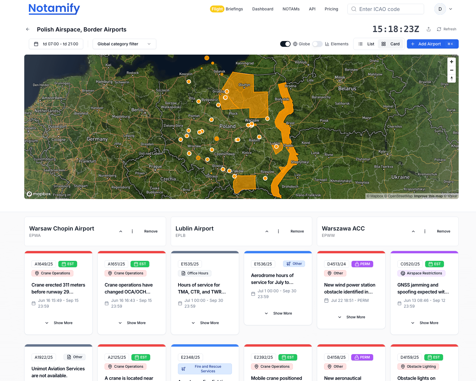 Notamify Dashboard