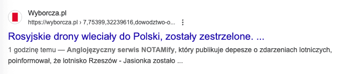 Notamify cited in wyborcza.pl